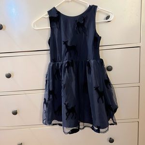 Cat & Jack Girls Navy Dress 6/6x